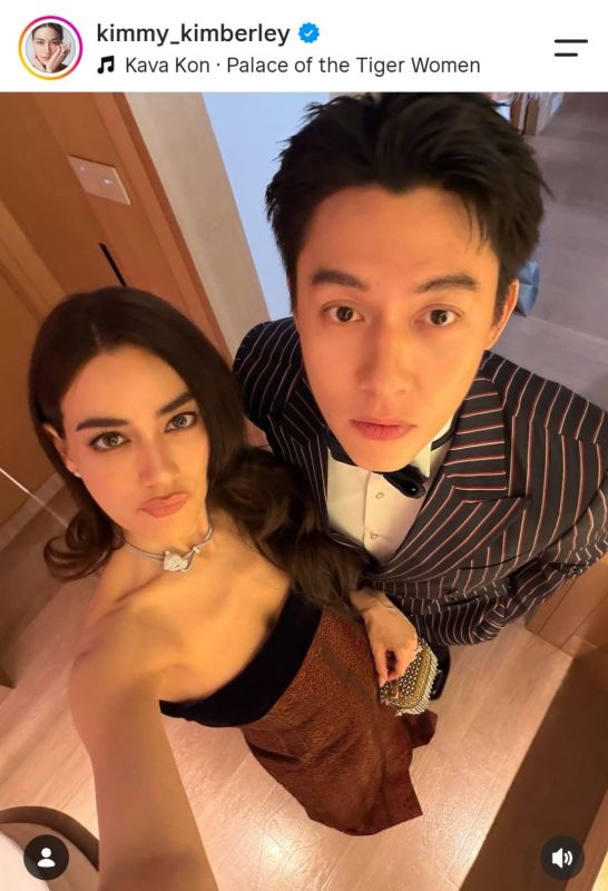 Mark Prin与Kimmy夫妻合体亮相活动 高颜值气场全开