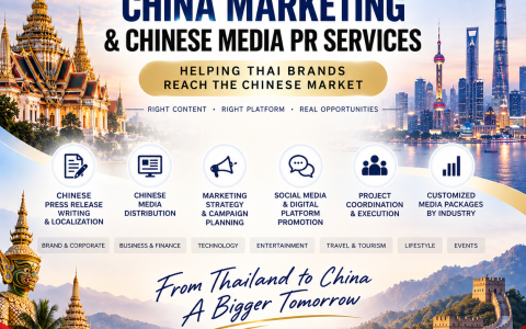 Siam Culture Expands China Marketing and Chinese Media PR Services for Thai Brands