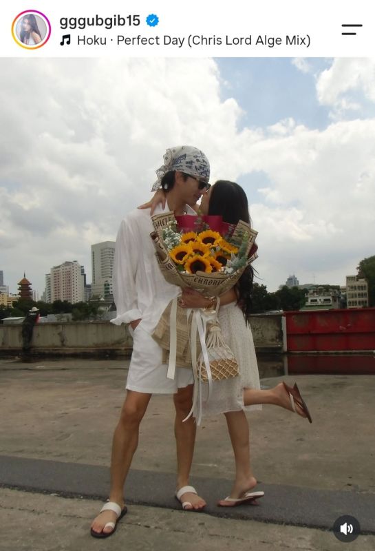Bie Thassapak甜蜜祝福Gubgib Sumontip 38岁依旧像18岁