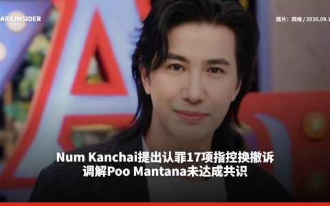 Num Kanchai提出认罪17项指控换撤诉 调解Poo Mantana未达成共识