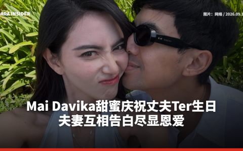 Mai Davika甜蜜庆祝丈夫Ter生日 夫妻互相告白尽显恩爱