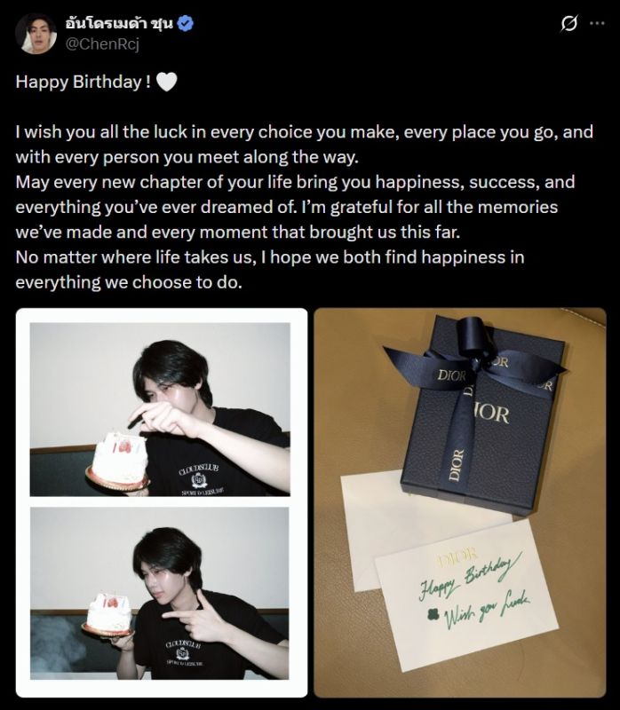 Dunk庆祝26岁生日 黑色型男造型搭配杜宾犬与草莓蛋糕