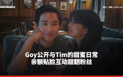 Goy公开与Tim的甜蜜日常 亲额贴脸互动甜翻粉丝