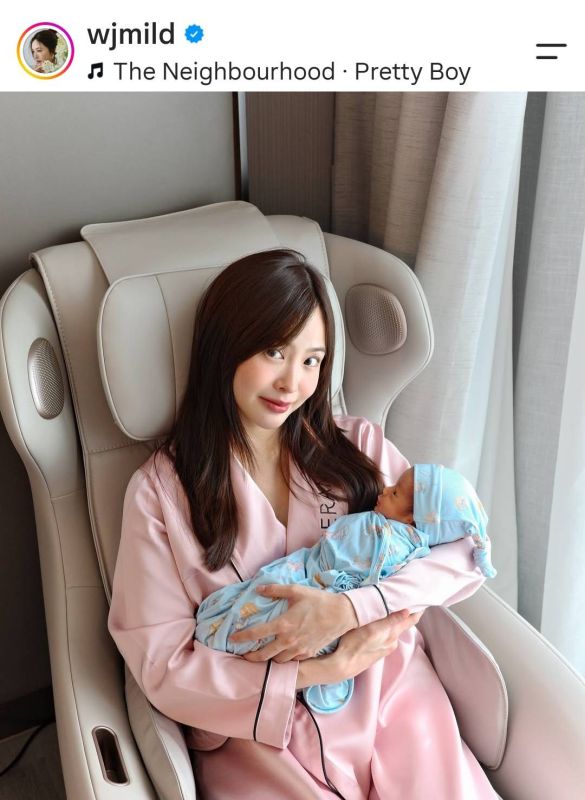 Mild分享新手妈妈生活 亲自带娃虽辛苦却幸福满满