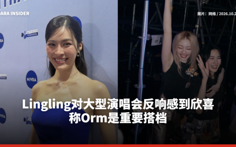 Lingling对大型演唱会反响感到欣喜 称Orm是重要搭档